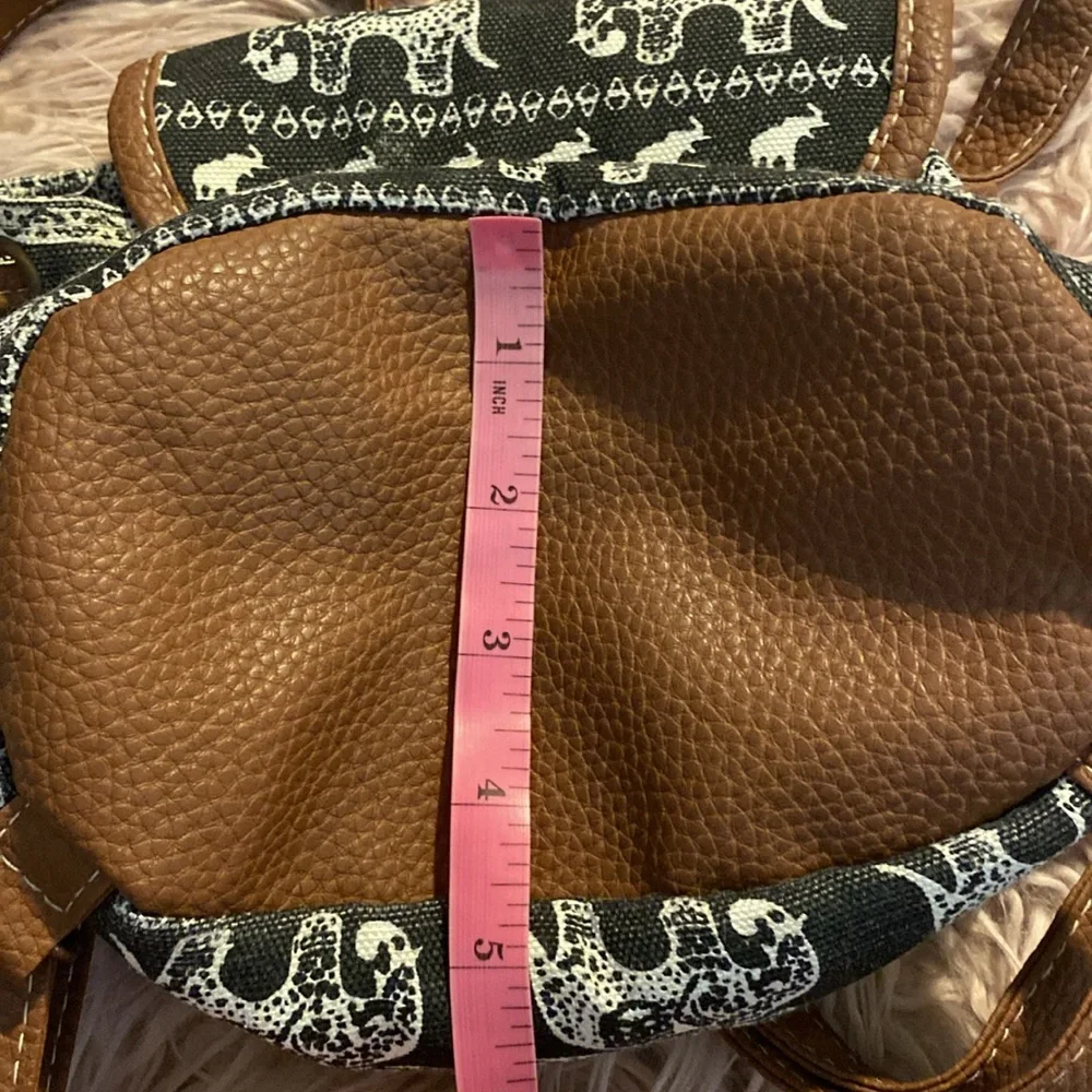 Safari/Zoo Animal Motif Backpack Satchel